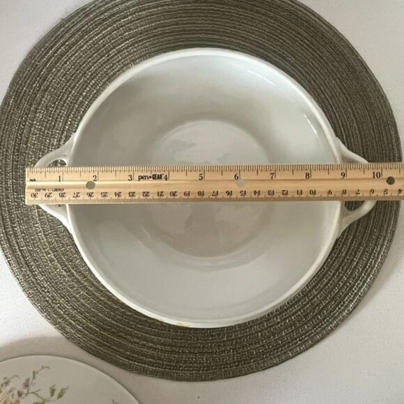 Vtg CF Haviland Round Covered Vegetable Limoges Floral Cottage Core France HTF - Picture 7 of 7